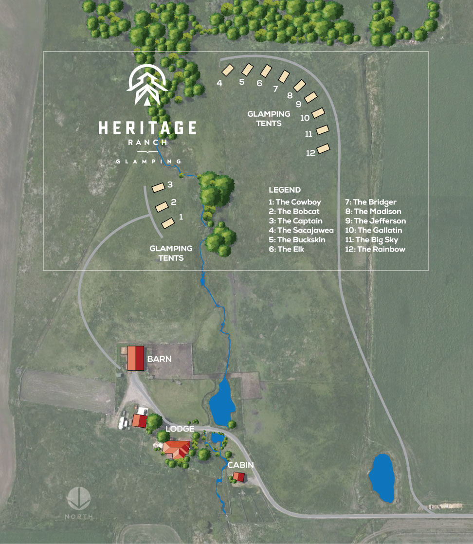 Image of Map for Tent Positions